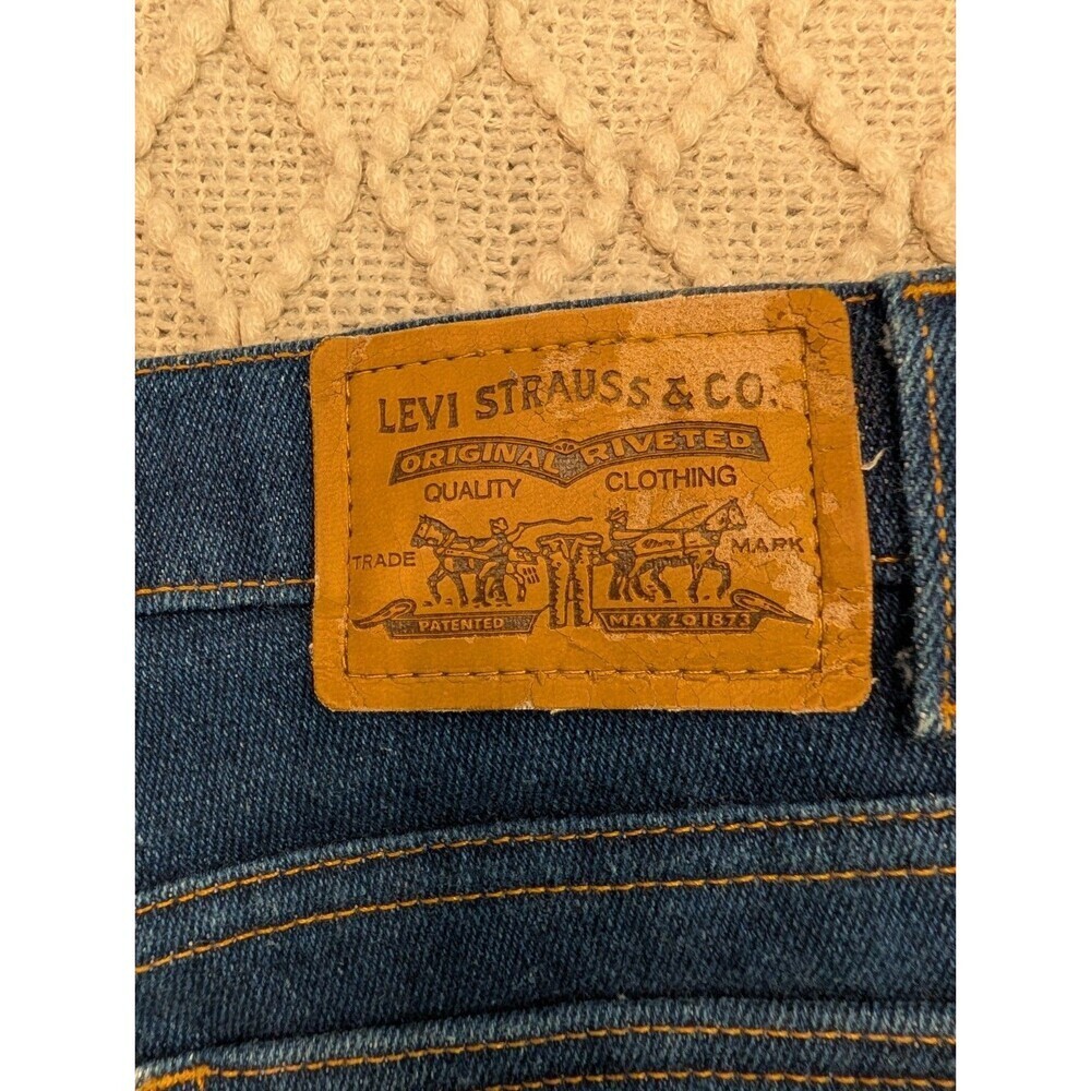Vintage Levis 547 Bronze Tab Men’s Jeans 36x29 Dark Indigo Blue Wash 40547-2317 - Picture 14 of 16
